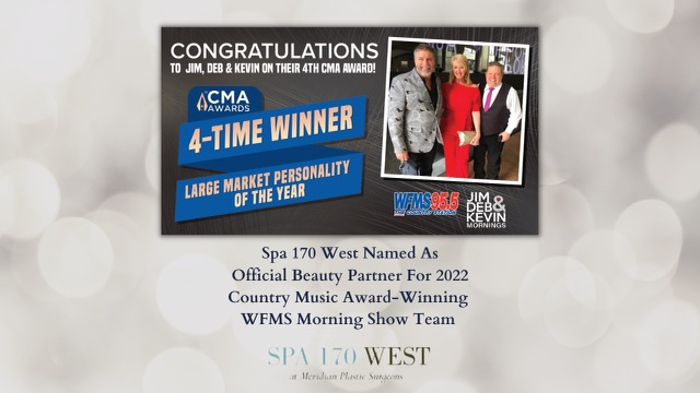 Spa 170 West Is the Official Beauty Partner of CMA Award-Winning WFMS Radio Morning Team